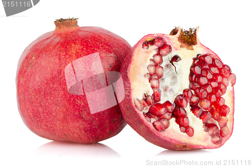 Image of Ripe pomegranate fruit