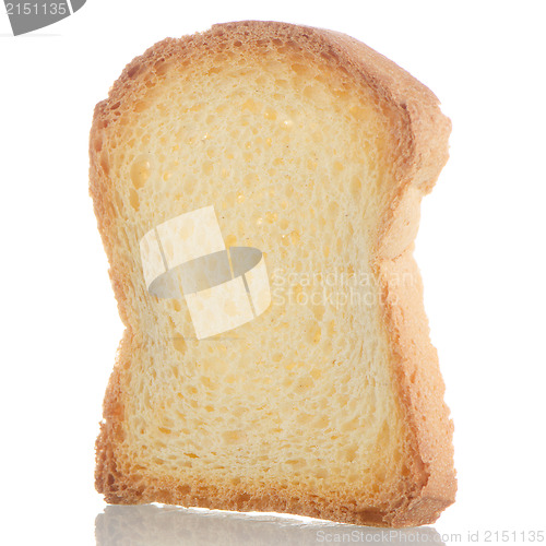 Image of Slice of bread toasted