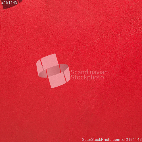 Image of Red leather