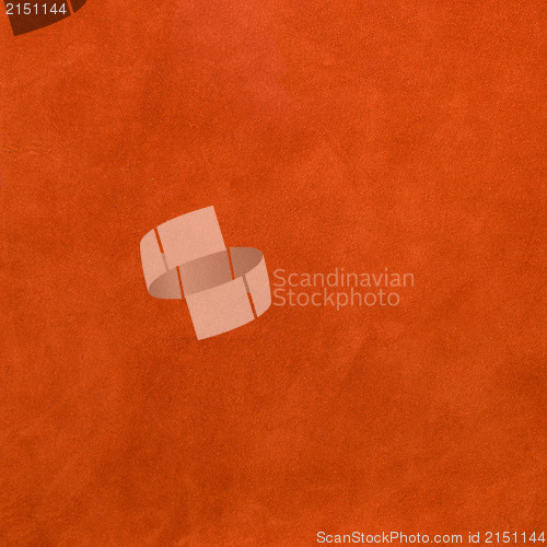 Image of Orange leather texture closeup