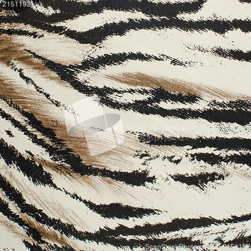 Image of Tiger skin artificial pattern 