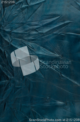 Image of Blue leather 