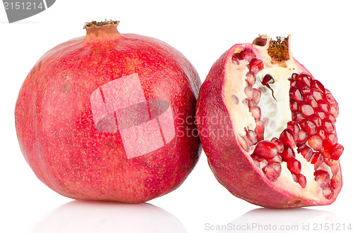 Image of Ripe pomegranate fruit