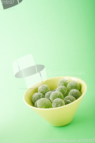 Image of Green marmalade balls