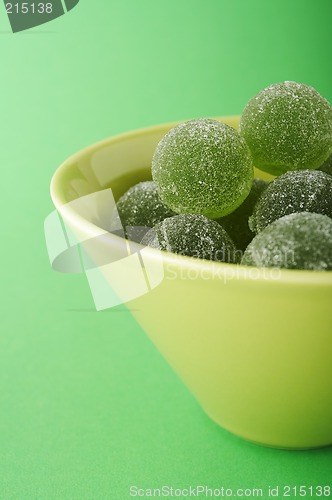 Image of Green marmalade balls