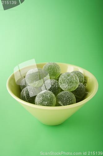 Image of Green marmalade balls