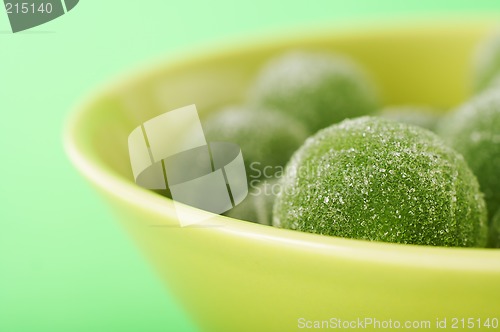 Image of Green marmalade balls
