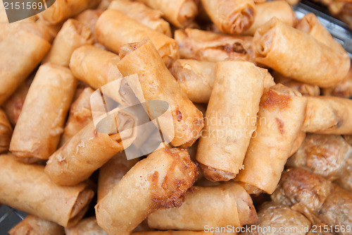 Image of deep fried spring rolls