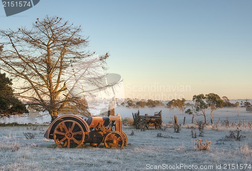 Image of old tractor