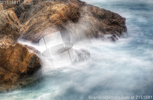 Image of coffs harbour water on rocks