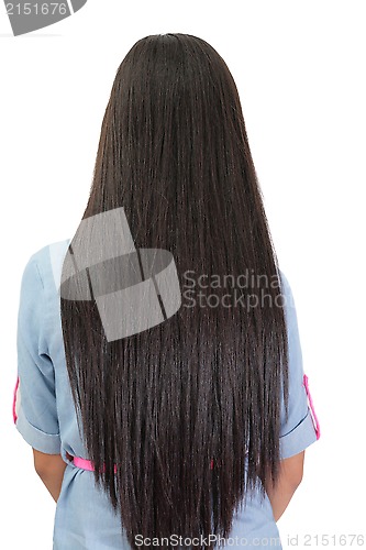 Image of beautiful straight long hair 