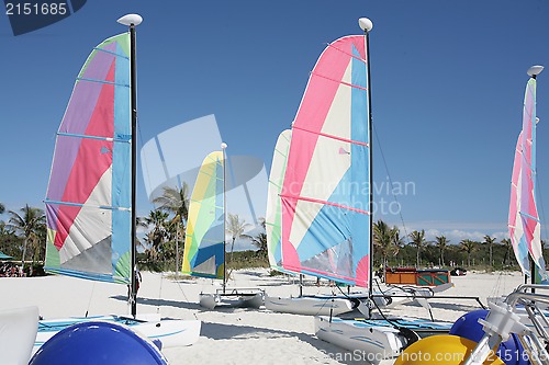 Image of Yachts in the sand