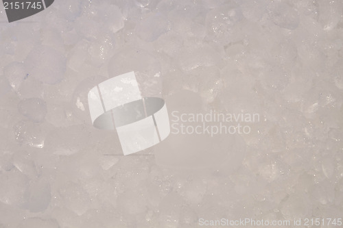 Image of Couple heart ice in ice texture background