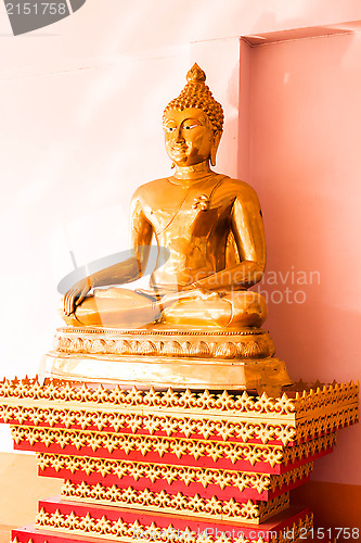 Image of Sitting bronze buddha image statue