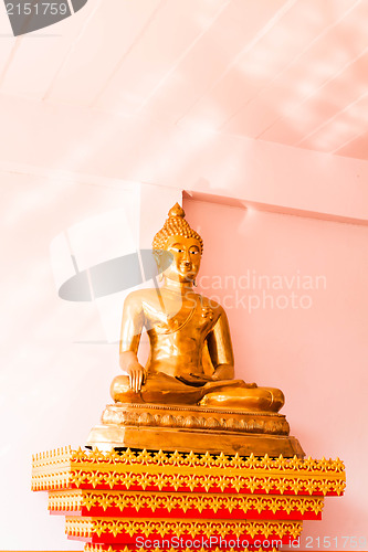 Image of Sitting bronze buddha image statue