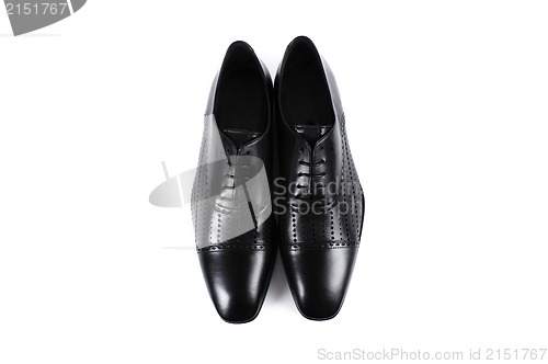 Image of black man's shoes