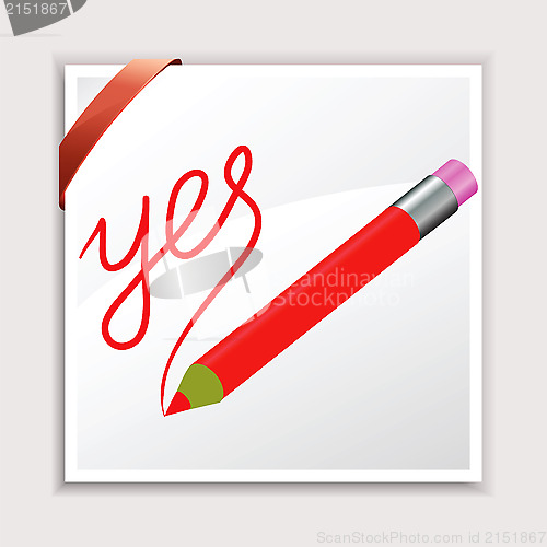 Image of pencil and paper