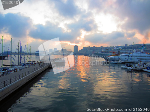 Image of Harbor, Genoa, Italy