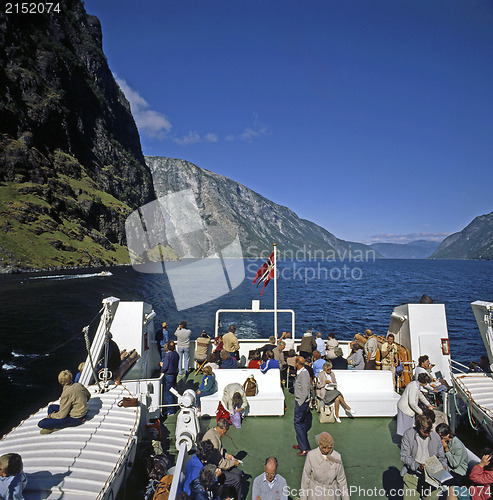 Image of Tourist Boat, Nerov Fjord, Norway