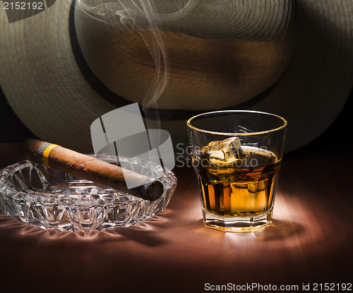 Image of Rum and cigar