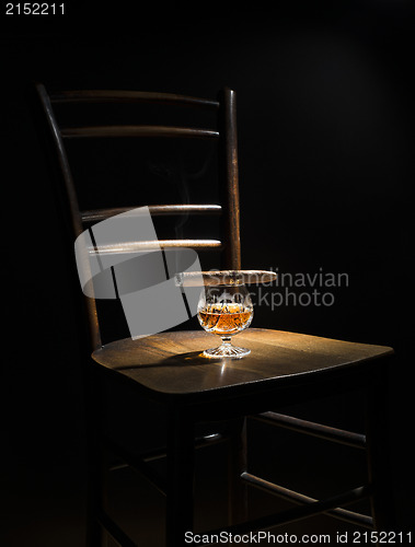 Image of Cognac and cigar