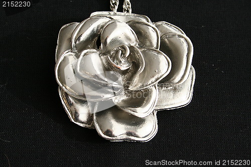 Image of Piece of jewellery in silver color