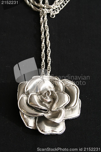 Image of Necklace with rose