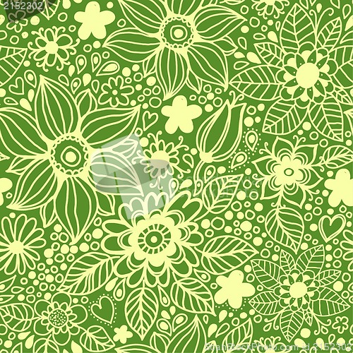 Image of Seamless texture with flowers