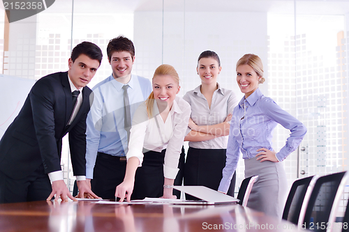 Image of business people in a meeting at office