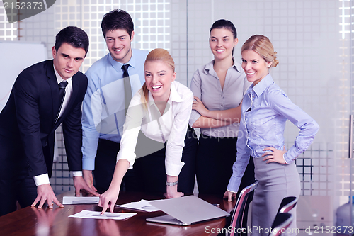 Image of business people in a meeting at office