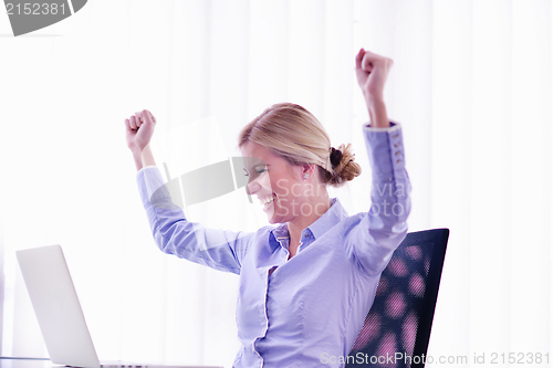Image of business woman at  office