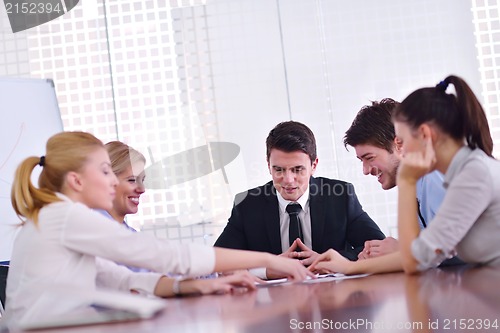 Image of business people in a meeting at office