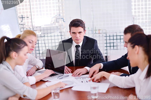 Image of business people in a meeting at office