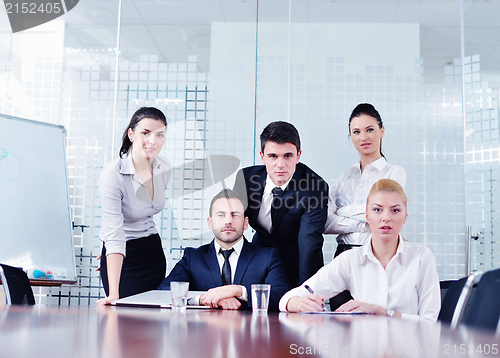 Image of business people in a meeting at office
