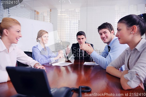 Image of business people in a video meeting