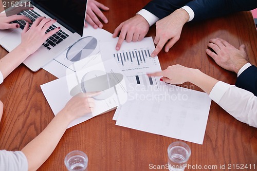 Image of business people in a meeting at office