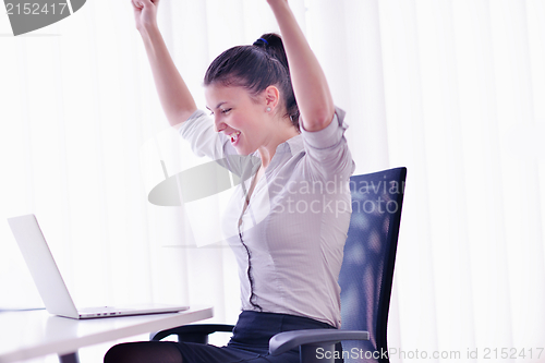 Image of business woman at  office