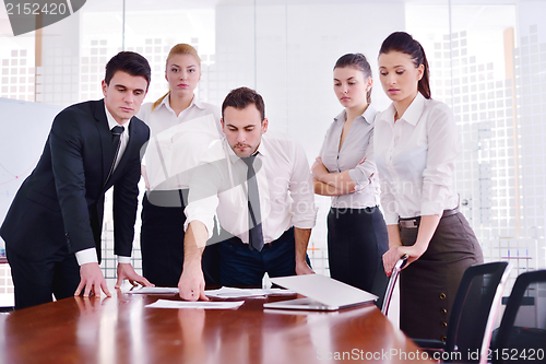 Image of business people in a meeting at office