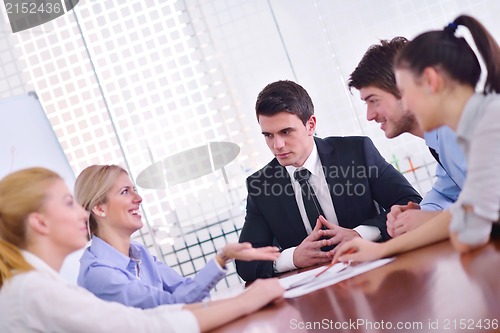 Image of business people in a video meeting