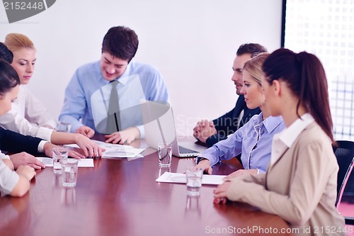 Image of business people in a meeting at office