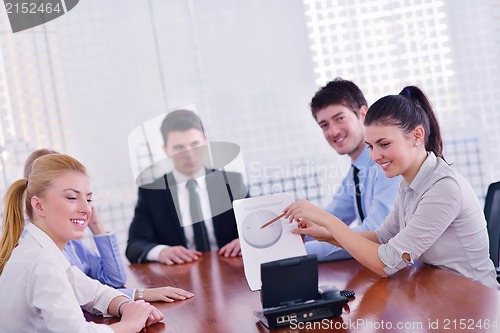 Image of business people in a video meeting
