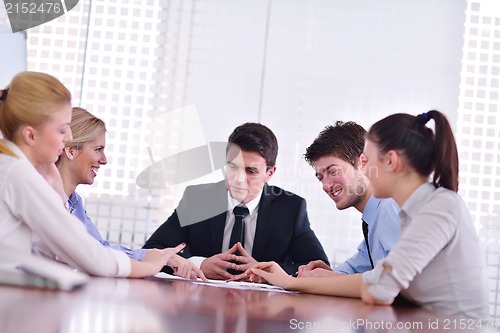 Image of business people in a meeting at office