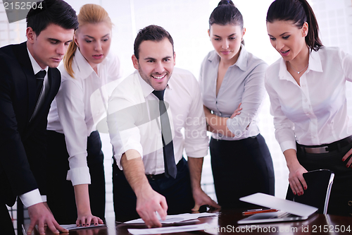 Image of business people in a meeting at office
