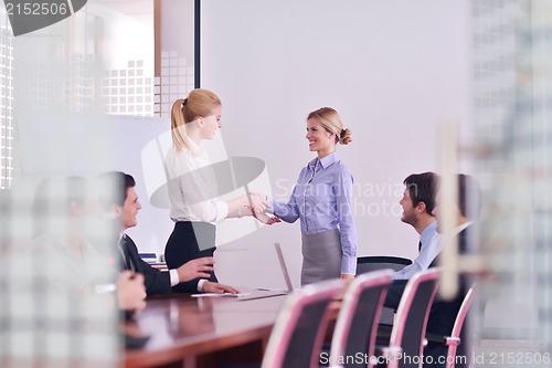 Image of business people in a meeting at office