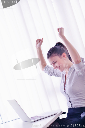 Image of business woman at  office