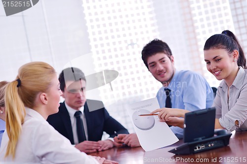 Image of business people in a video meeting