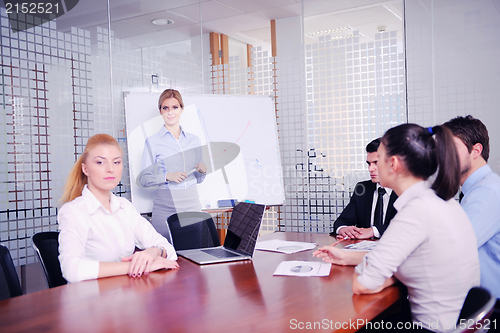 Image of business people in a meeting at office