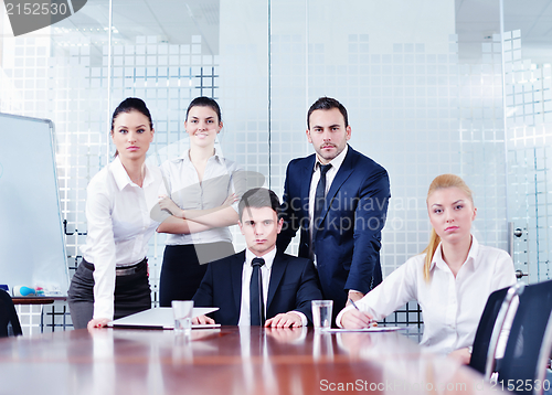 Image of business people in a meeting at office