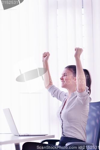 Image of business woman at  office
