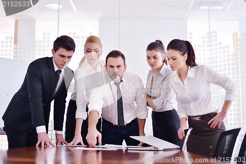 Image of business people in a meeting at office
